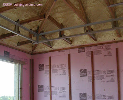 Photo_07: Non-water sensitive interior insulation